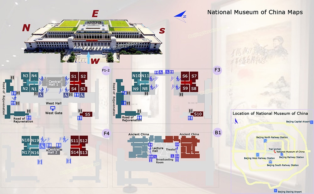 National Museum map