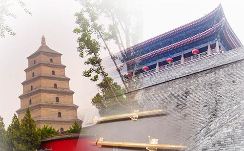 photo of Xian Private One Day Tour to City Wall, Shaanxi History Museum, Big Wild Goose Pagoda and Great Mosque