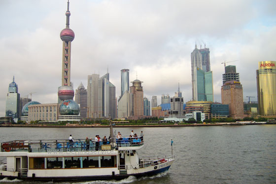 Huang Pu River and Pudong new area