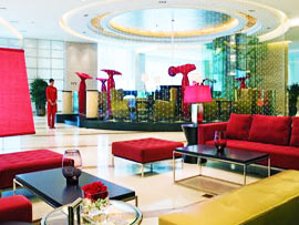 Xian hotel lobby